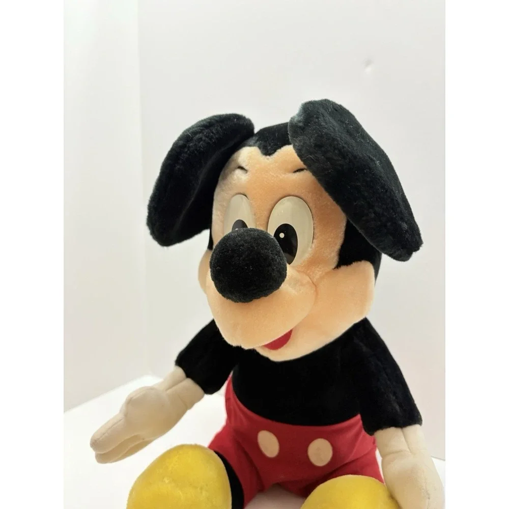 VINTAGE Disneyland Walt Disney World Mickey Mouse Plush Stuffed Animal 16